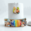 Ékszer szett, rainbow színekben, kézzel készített, egyedi design, a Zen Natural™ minőségi kivitelezé.