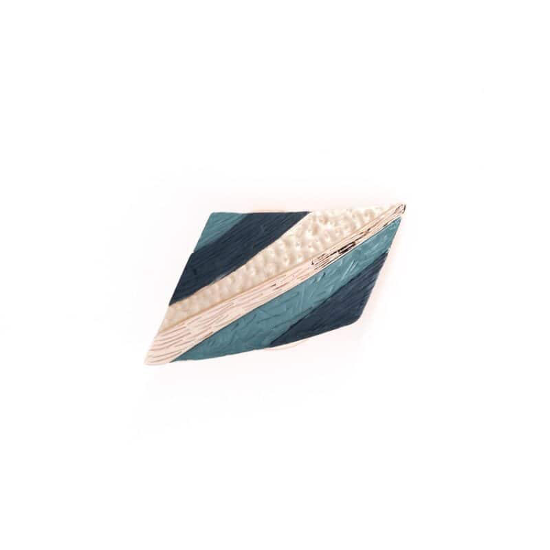 Rombo Bross - Egyedi faékszer Faékszer rombo alakú design, több színben, kézzel készítve.